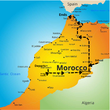 8-Day Moroccan Desert and Coastal Journey